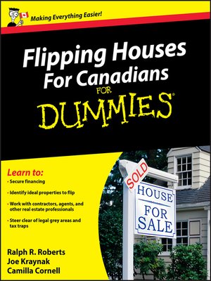 cover image of Flipping Houses For Canadians For Dummies
